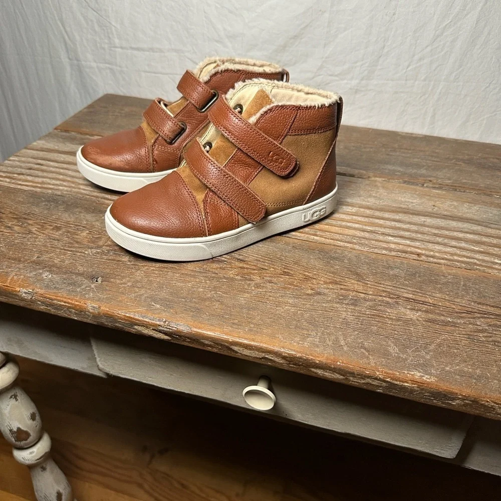 UGG Kids Tan and Brown Boots